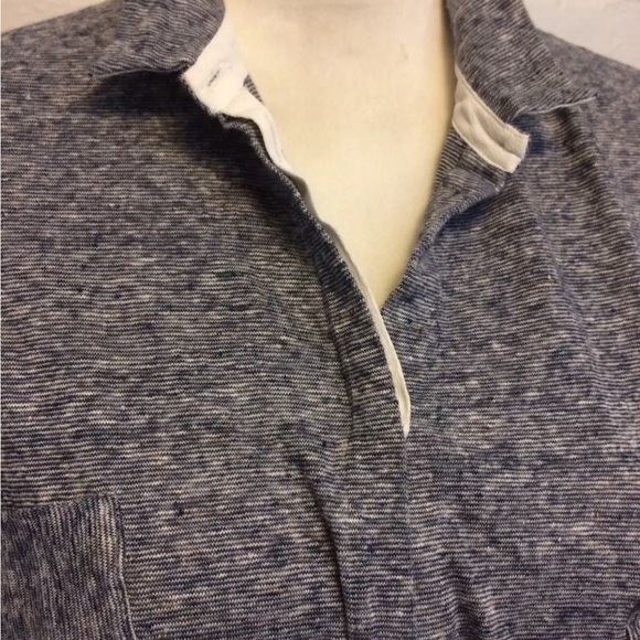 Fabiana Filippi dual sided silk and knit top gray cream size 46 - Picture 2 of 7